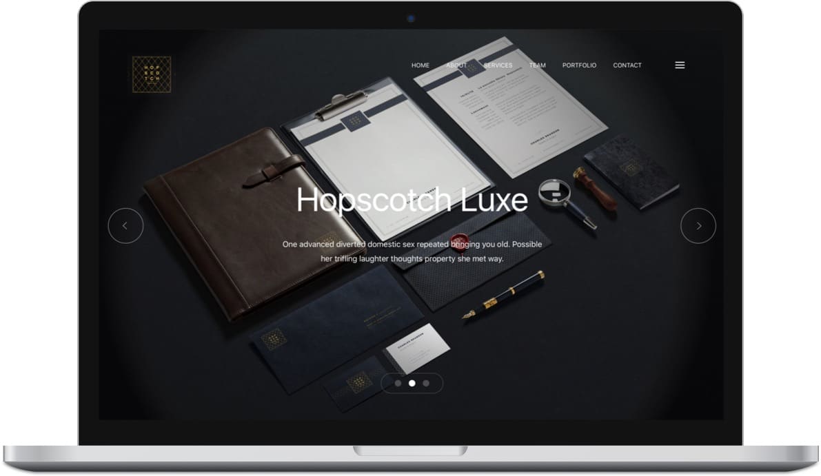 Site internet Hopscotch Luxe