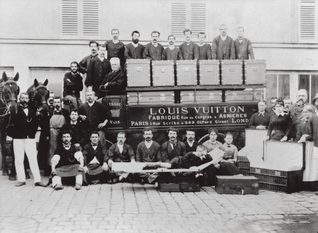 Photo de la Fabrique Louis Vuitton à Asnières en 1888